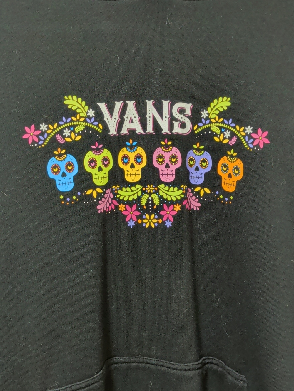 Vans Black Dia Del Los Muertos Hoodie 2021 Collection Size XL